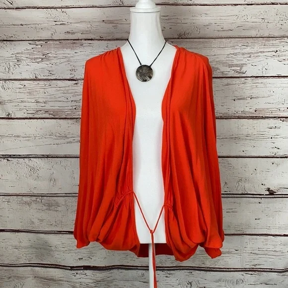 Forever 21 Contemporary Orange Large Top - Picture 1 of 10